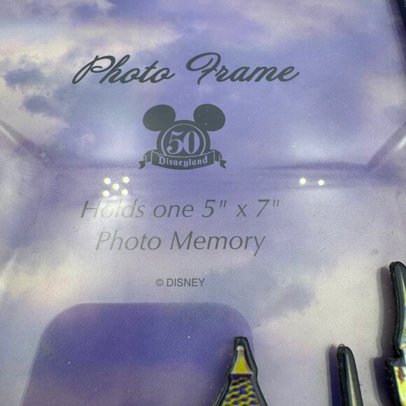 Disneyland 50th Anniversary Sleeping Beauty Castle Photo Frame 5x7 2005 Vintage - Picture 3 of 6